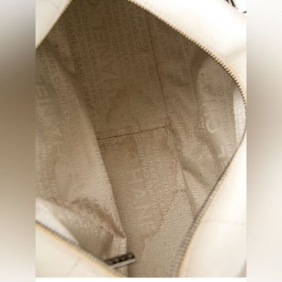 Chanel Top Handle white leather Bag - Picture 14 of 16